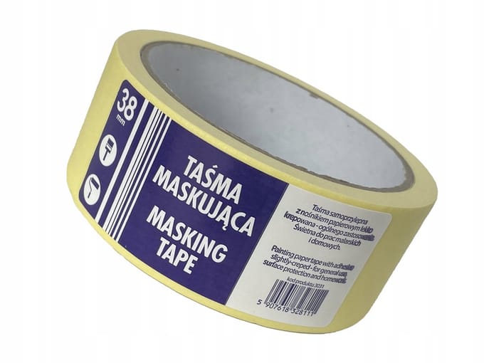 Maskeertape Schilder 38mm x 25m - Professionele Kwaliteit