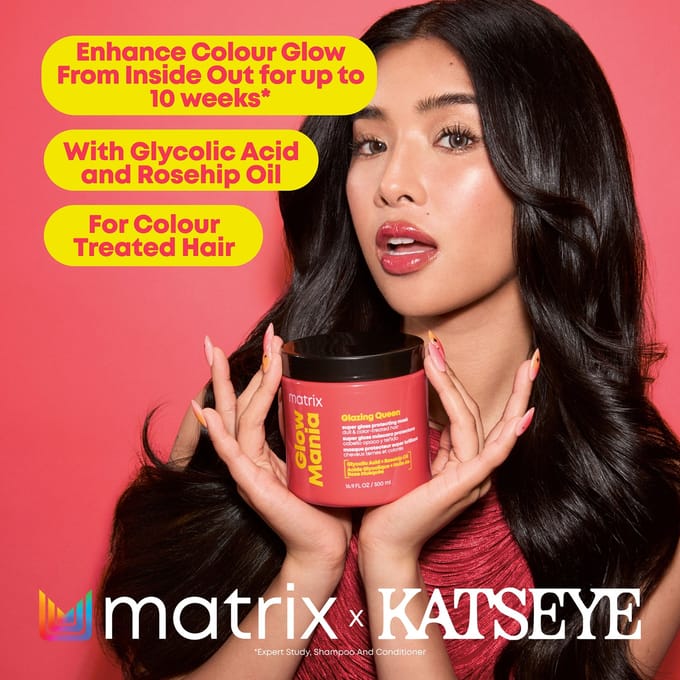 Glow Mania Colour Protecting Set including Shampoo, Conditioner, Leave-In Conditioner, and Mask