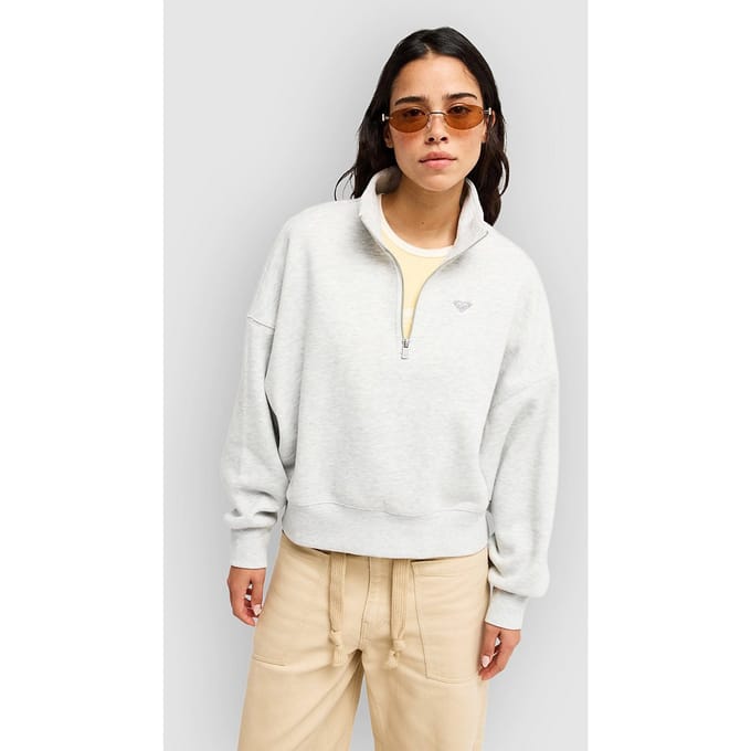 Dames sweatshirt met opstaande kraag Roxy Everfree