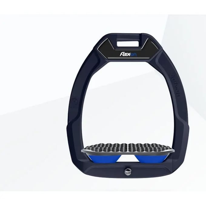Veiligheidsbeugels voor endurance paardrijden Bruin/Grijs/Blauw Flex-On Safe-On