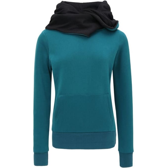 Forplay Trui met capuchon - Pentagram - XS tot 3XL - voor Vrouwen - petrol