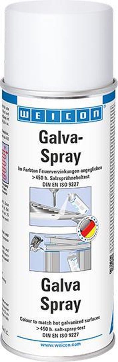 WEICON Galva Spray – Zinkspray 400 ml – Grijs