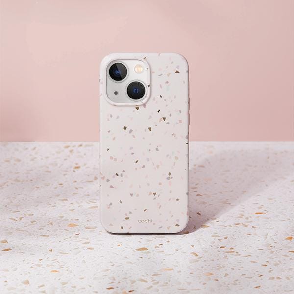 Uniq Coehl Serie - Telefoonhoesje - Terrazzo - Sandstone - iPhone 14