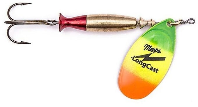 Mepps Aglia Longcast tiger - #2 - 8 gram - Fishing-bait.nl