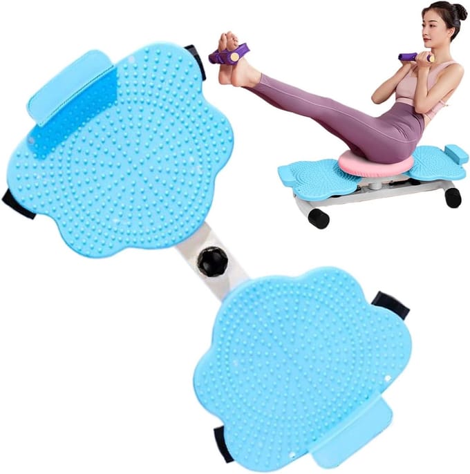 Taille Draaier - Torsieboard - Thuistraining - Antislip Basis - 59 x 30 x 14 cm - Blauw