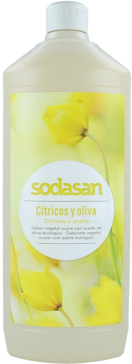 Vloeibare Zeep 1L Citrus Olijf Plantaardige Handzeep