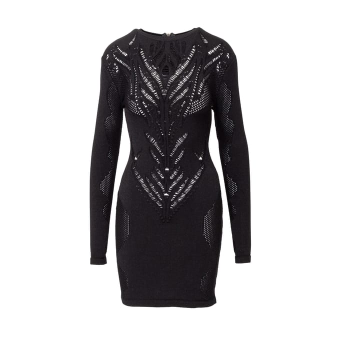 Balmain Rekbare Jacquard Jurk - '10s
