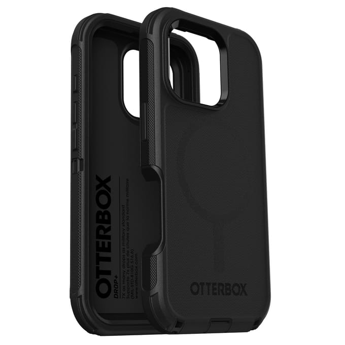 OtterBox Defender Pro Backcover met MagSafe voor de Apple iPhone 16 Pro - Zwart