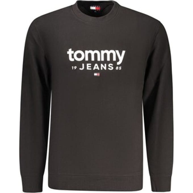 Tommy Hilfiger Graphic Crewneck Black Größe: S | Pullover Outlet | Herren | Schwarz