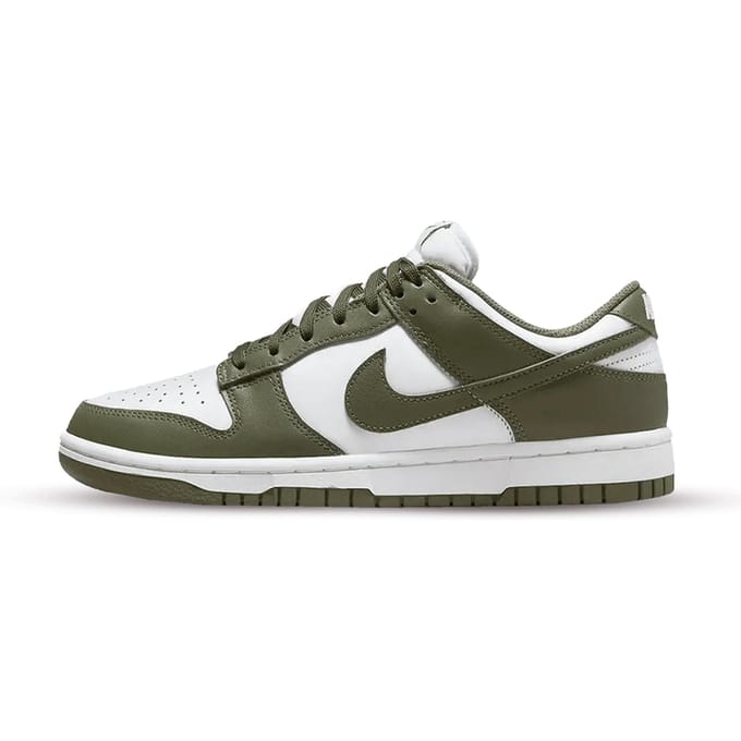 Nike Dunk Low Medium Olive Dames Sneakers Groen Wit DD1503-120 36.5