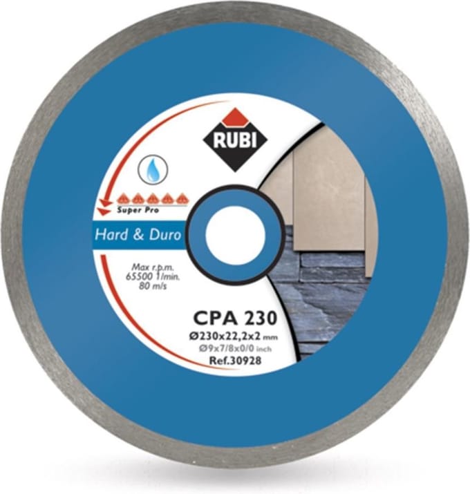 Rubi cpa diamantzaagblad - 180x22,2mm - tegels - 30925