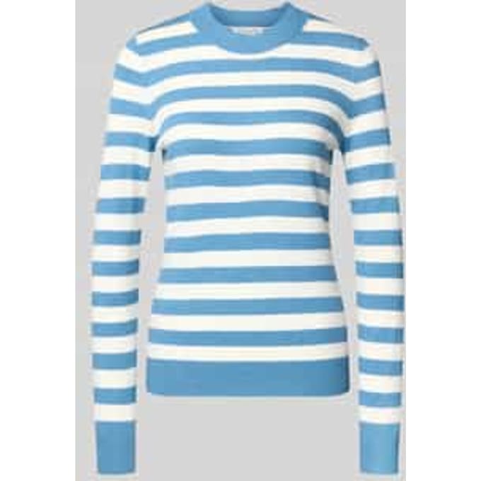 Gebreide pullover met ronde hals
