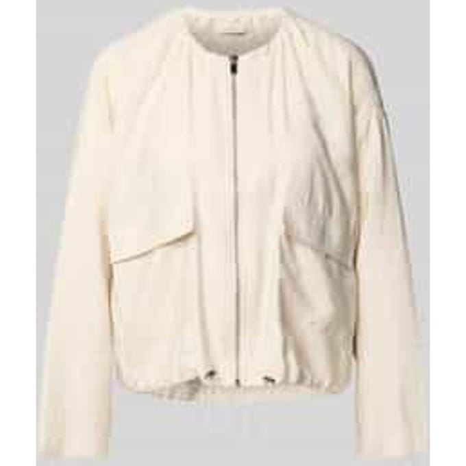Blouson met extra brede schouders en klepzakken