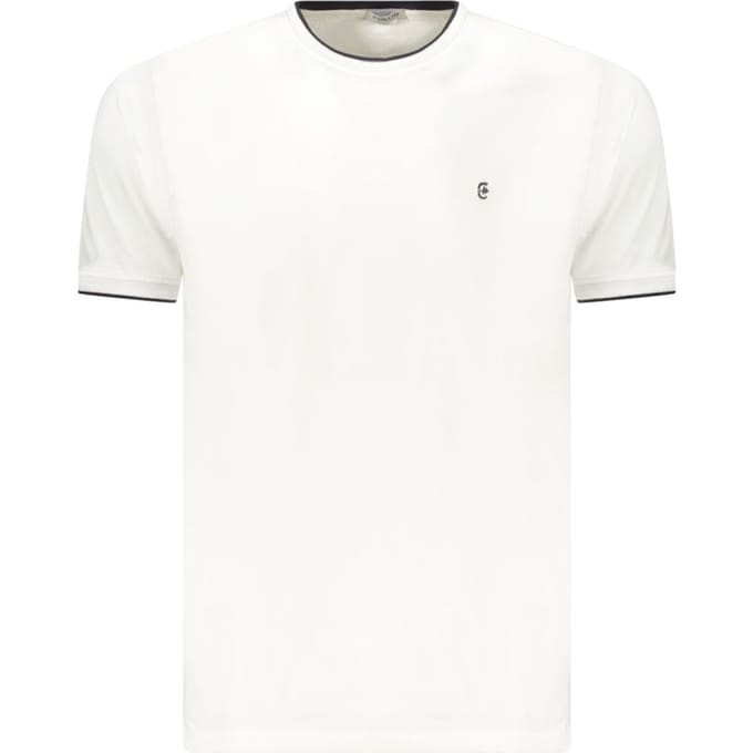 Coveri Verplaatsbare Witte Katoenen T-Shirt voor Mannen