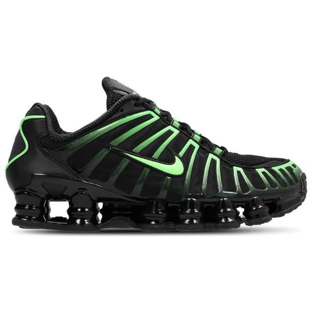 Lage Sneakers Nike Shox TL Black Neon