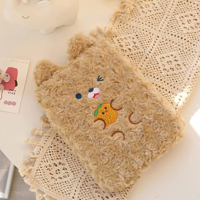 Laptoptas Konijn - Tablethoes Notebooktas - Apparaat Beschermen - Schokbestendig Ontwerp - 9-11 inch - Bruin