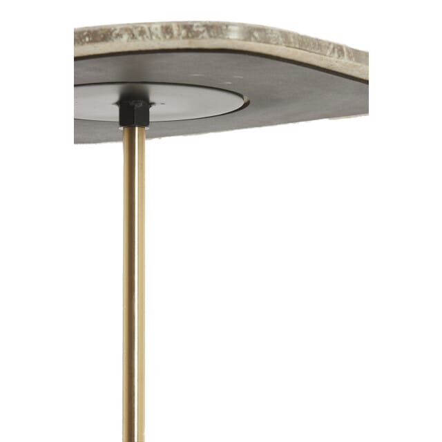 Light & Living - Bijzettafel GIA - Ø37.5x59.5 cm - Bruin - Set van 2
