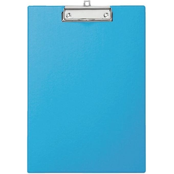 MAUL klembord - met PVC folie - A4 - met ophangoog - lichtblauw