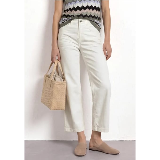 7/8 High Waist Wide Legs jeans in Loose Fit