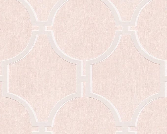 ARTDECO BEHANG - Grijs Roze - AS Creation Elegance 5