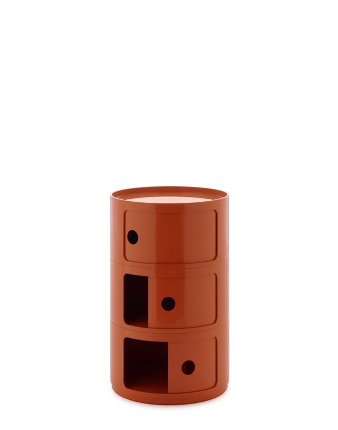 Kartell Nieuwe Componibili BIG 3 elementen - amberkleurig