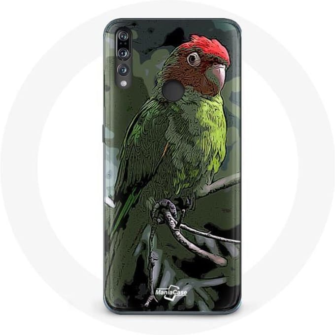 Coque pour Huawei p30 lite Pionus Perroquet Rouge Vert