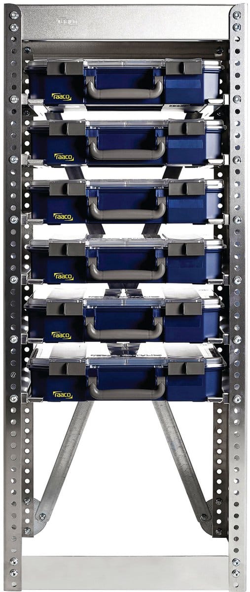 Raaco Rek Aluminium incl 6 CarryLites