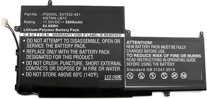 CoreParts MBXHP-BA0065 laptop reserve-onderdeel Batterij