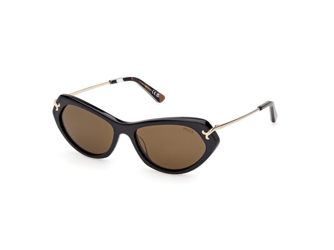 Pucci Ep0251 Dames Zonnebril Zwart Brown/CAT3 Vrouw