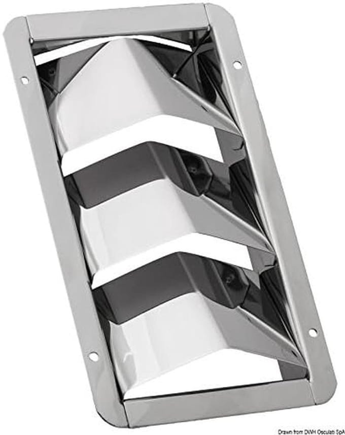 Rooster voor Motorruimte Ventilatie 205 x 114 mm