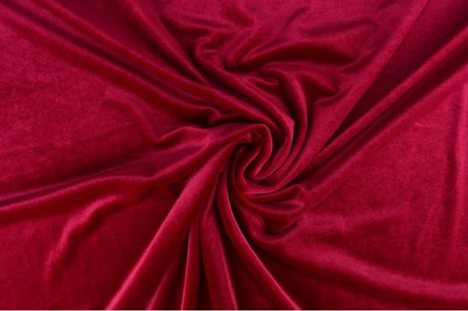 Stretch fluweel - Koraalroze - 1 meter - Per meter - Velvet stof