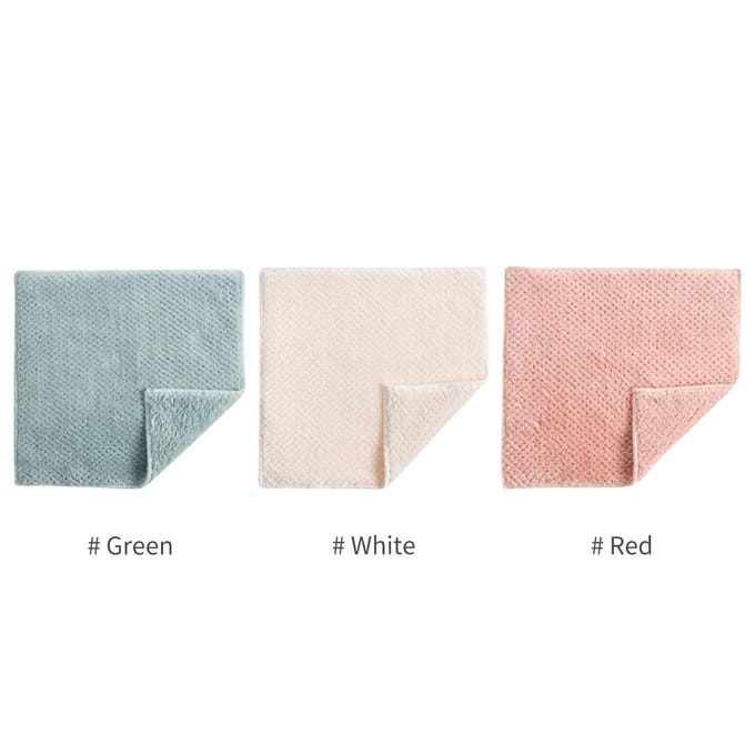Zachte pluizige handdoeken Coral Fleece schoonmaakdoekje Keuken theedoeken Waterabsorberend Snel drogend rood