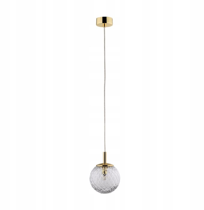 Hanglamp Cadix G9 14cm Goud Glas Structuur