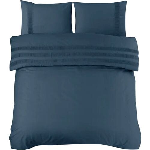 Dreamhouse Dekbedovertrek Bali Blauw - Eenpersoons 140 x 200/220 cm + 1 kussensloop