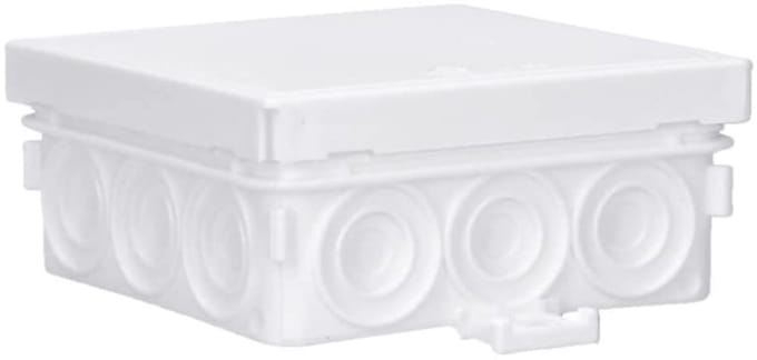 Aansluitdoos IP55, verdeeldoos 85 x 85 x 37 mm, voor vochtige ruimtes, 30 stuks