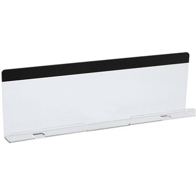 Monitor Onderkant Memo Bord met Laadgat Acryl Computer Message Board voor Mobiele Telefoon Pen white