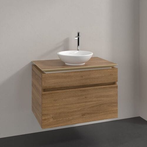 Villeroy & Boch Legato vanity unit 80 cm with 2 drawers B57000PN