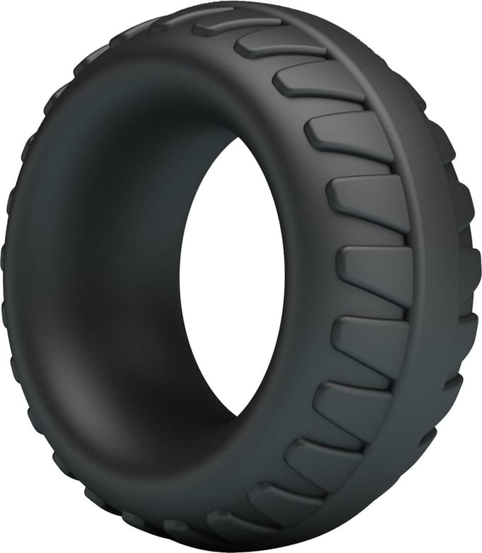 Crazy Bull - Dilson - Super Soft Siliconen Ring - Model 3 - Zwart