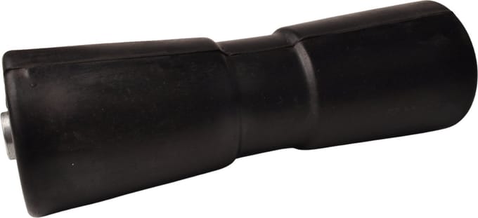 Kielrol zwart - 290x82 mm - naafdiameter 21 mm