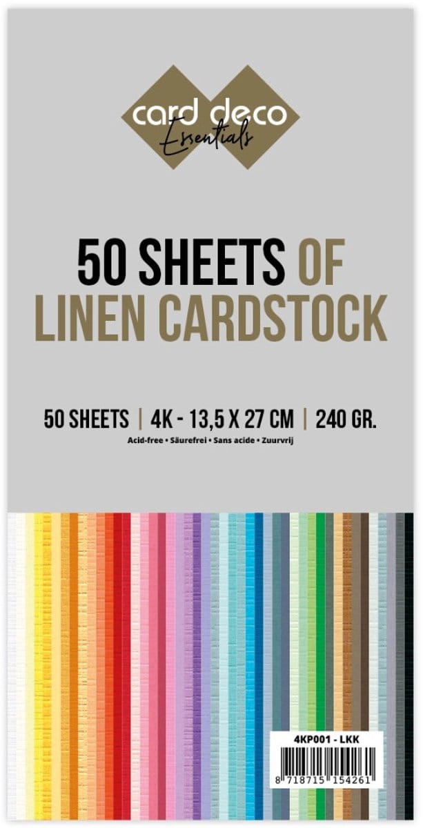 Jumbo kartonpakket - Card Deco - 4K - 50 Sheets