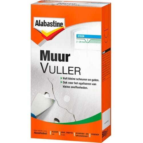 Alabastine - Muurvuller - Vuller Wit - 500 G