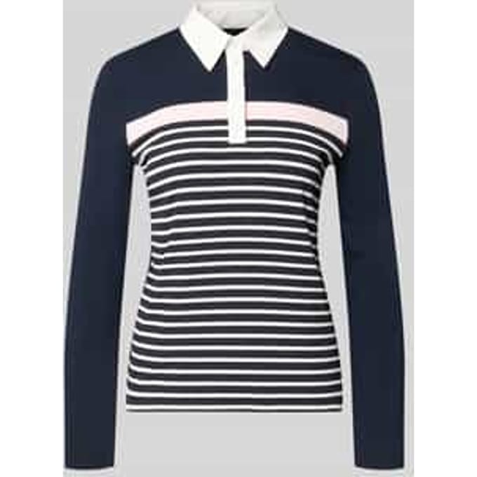 Slim Fit poloshirt van katoenmix