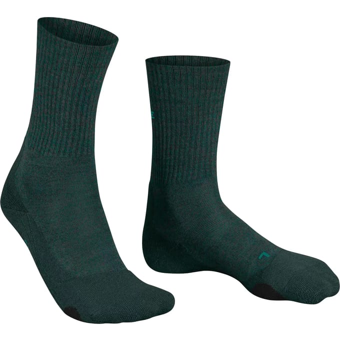 FALKE TK2 Explore Wool dames trekking sokken - hulstgroen (holly)