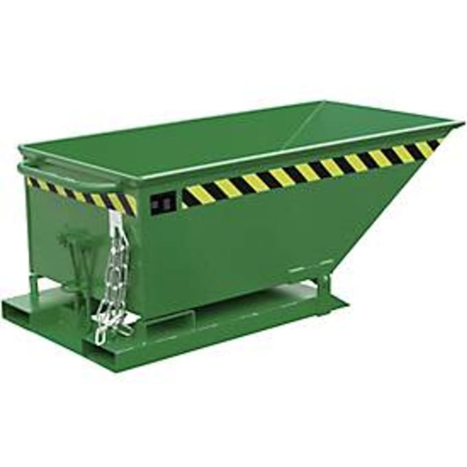 Kiepcontainer KN 250, groen (RAL 6011)