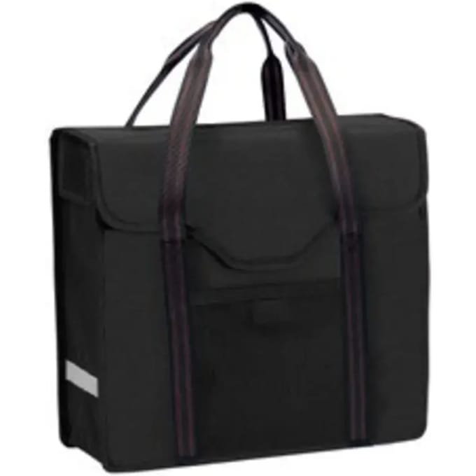 Willex Shopper - Enkele Fietstas - Black/dark brown