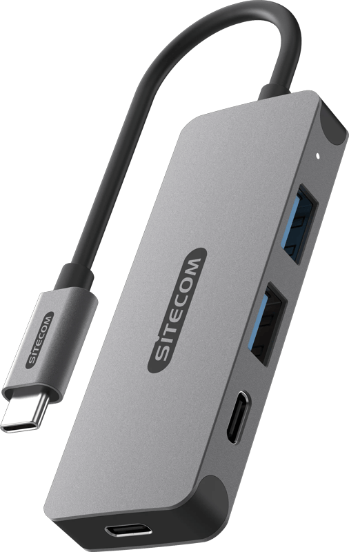 Sitecom USB-C naar 2 x USB-A + 2 x USB-C 10 Gbps Hub