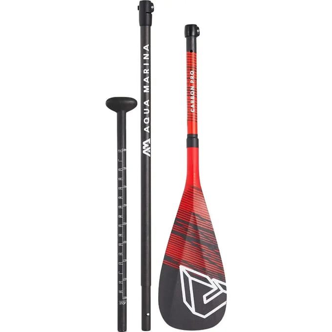 Aqua Marina Pro verstelbare peddel zwart rood 180 - 220 cm