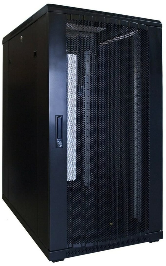 DSIT 22U serverkast met geperforeerde deur 600x800x1200mm (BxDxH) - serverbehuizing - serverrack - 19 inch