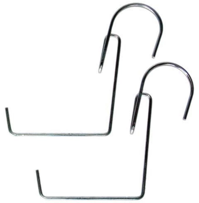 bellissa High-quality flower box holders, flower box hooks, balcony box attachment for flowers, 2 pieces (1 pair)