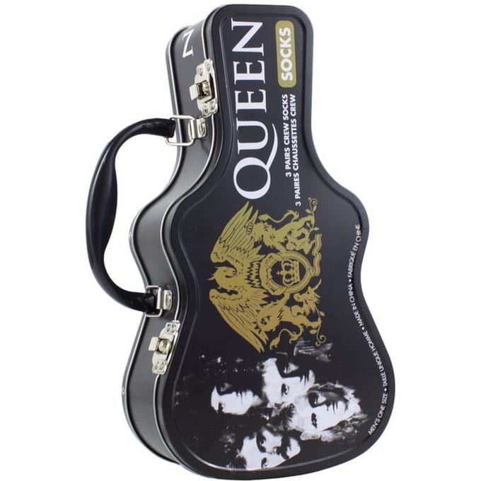 Queen Sokken - Guitar TinBox - EU 40-46 - voor Mannen - meerkleurig